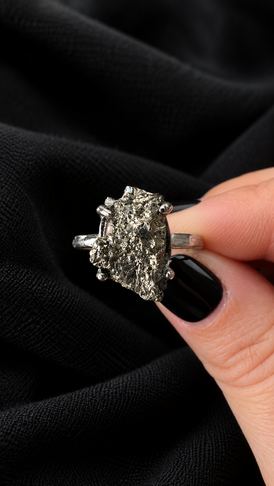 Bague pyrite