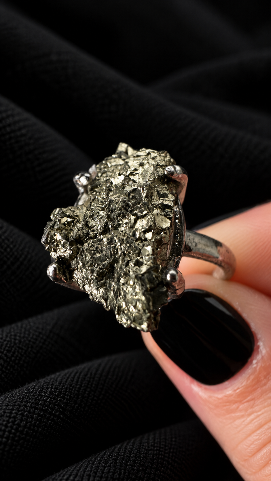 Bague pyrite