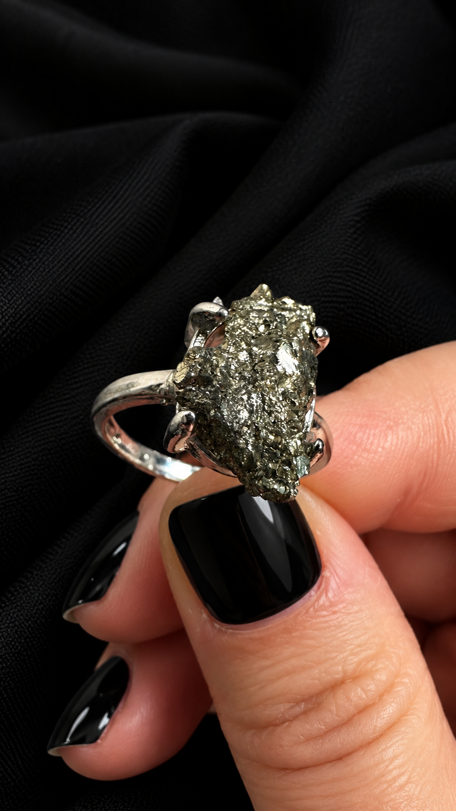 Bague pyrite