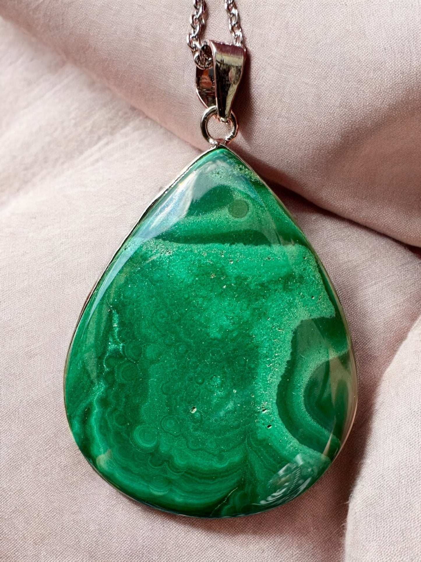 Pendentif malachite