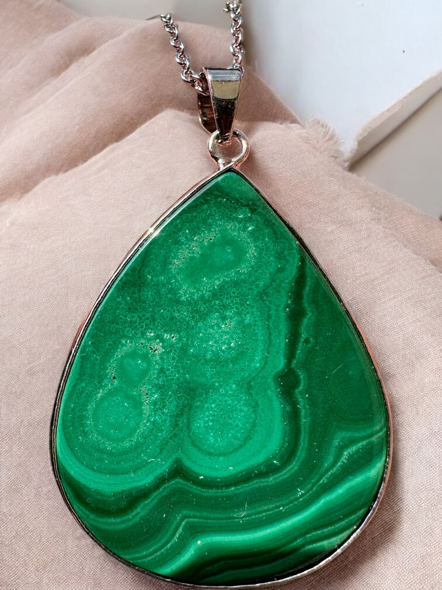 Pendentif malachite