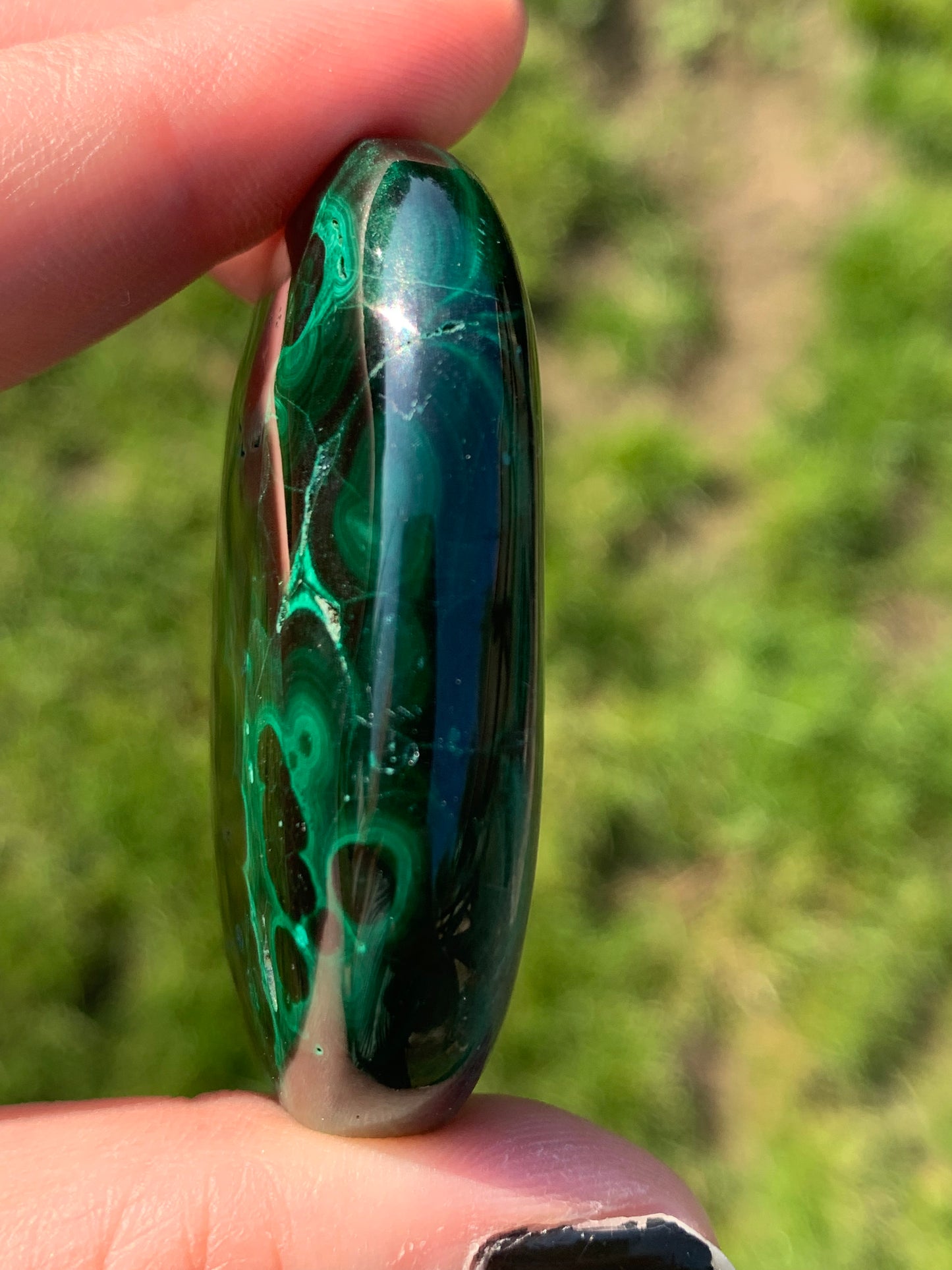 Galet malachite