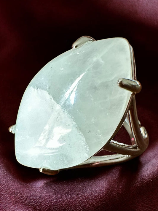 Bague cristal de roche