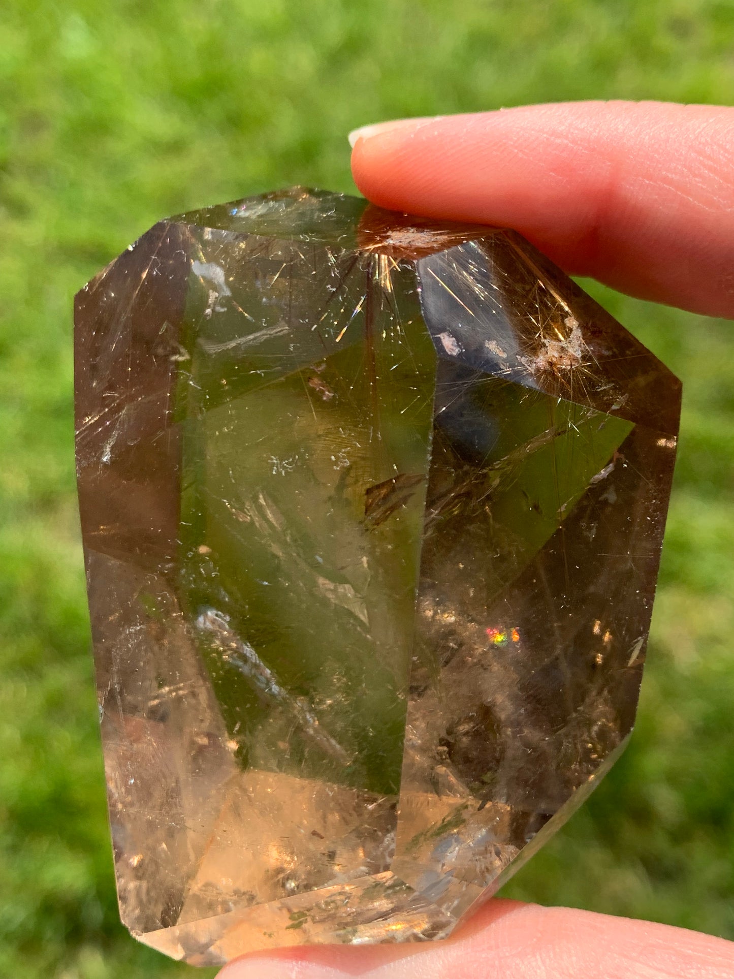 Quartz rutile doré