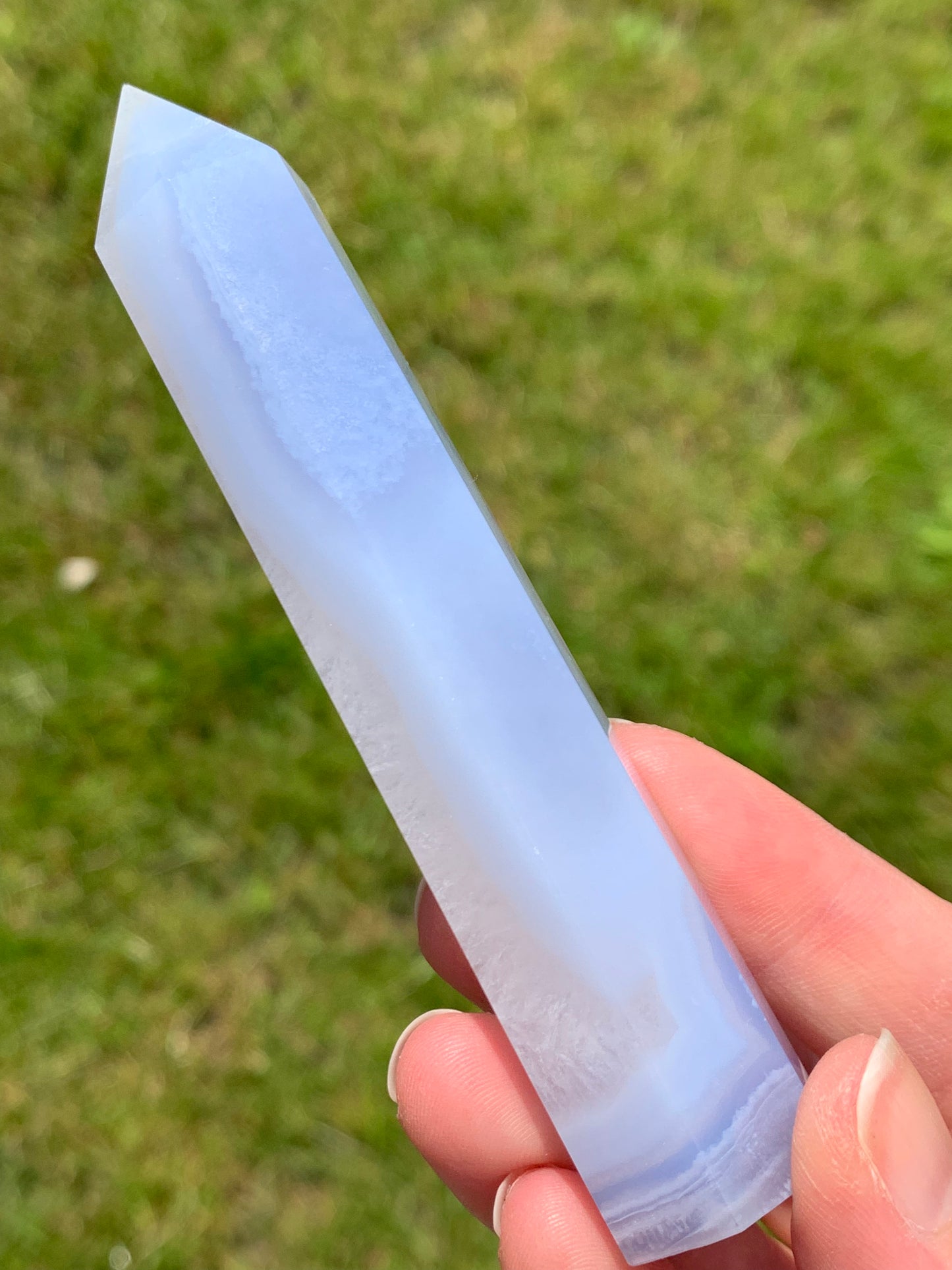 Blue Chalcedony Tower