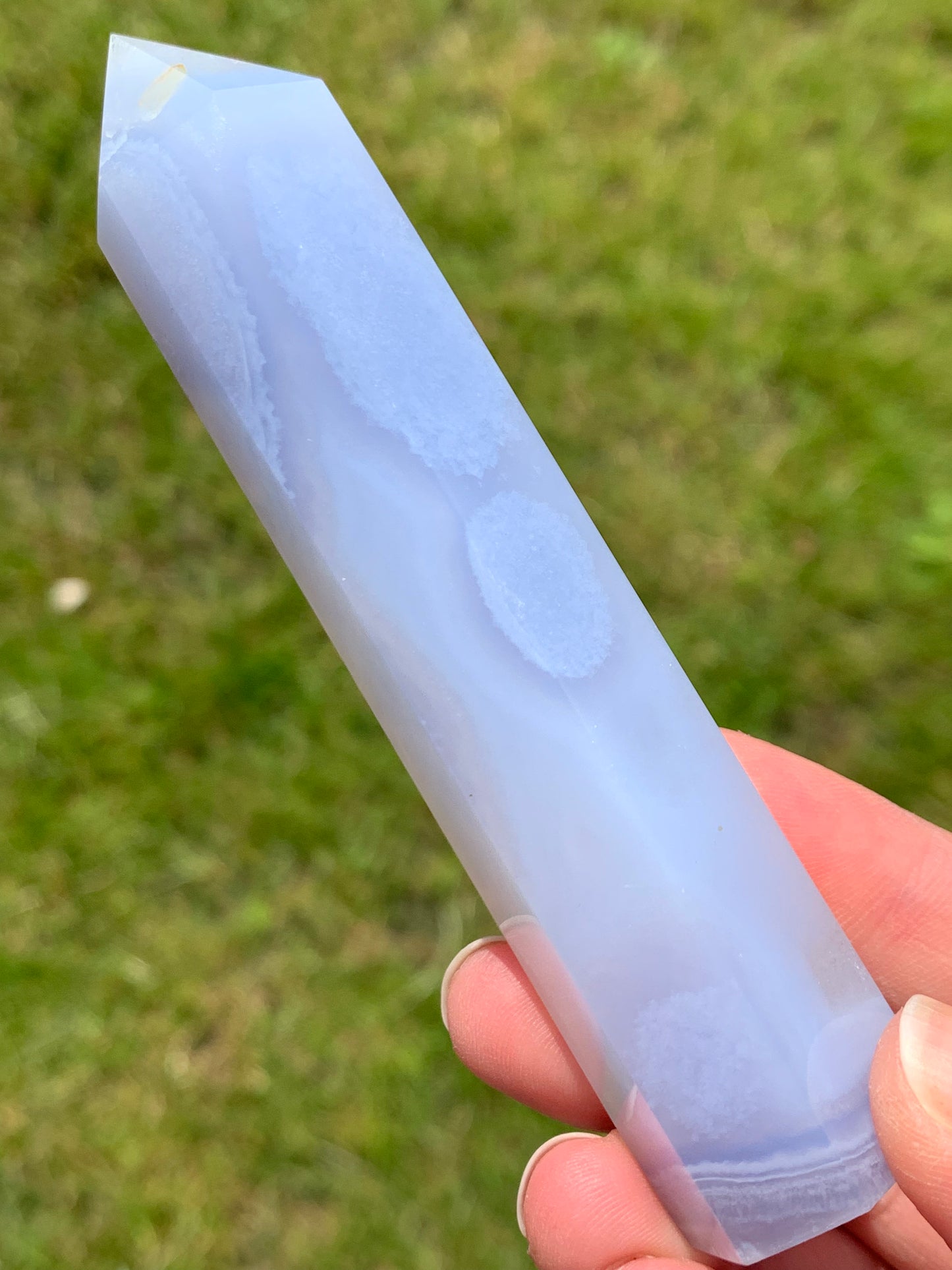 Blue Chalcedony Tower